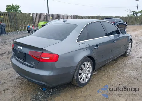 2013 Audi A4 2.0T Premium из США, поврежденный, VIN WAUBFAFL3DN044904